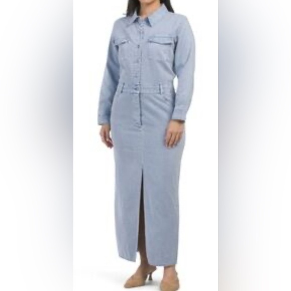 YOUNG FABULOUS & BROKE Utility Maxi Dress - Picture 1 of 6
